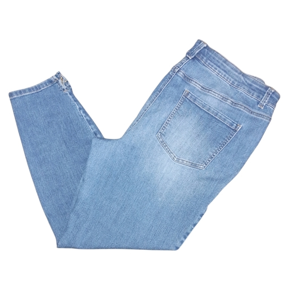 M Jeans By Maurices Everflex Super Skinny Ankle High Rise Jeans Size 16